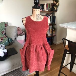 Nooworks Corduroy Big Pockets Dress
